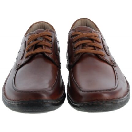 Josef Seibel Anvers 62 43662 Lace-Up Shoes – Cognac Leather – Mens Shoes - Crep Direct UK