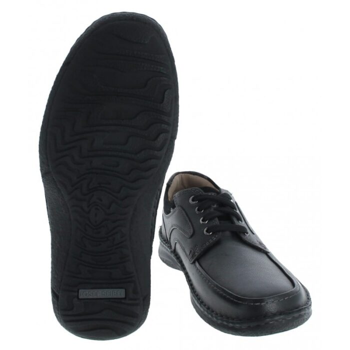 Josef Seibel Anvers 62 43662 Lace-Up Shoes – Schwarz Leather – Mens Shoes - Crep Direct UK