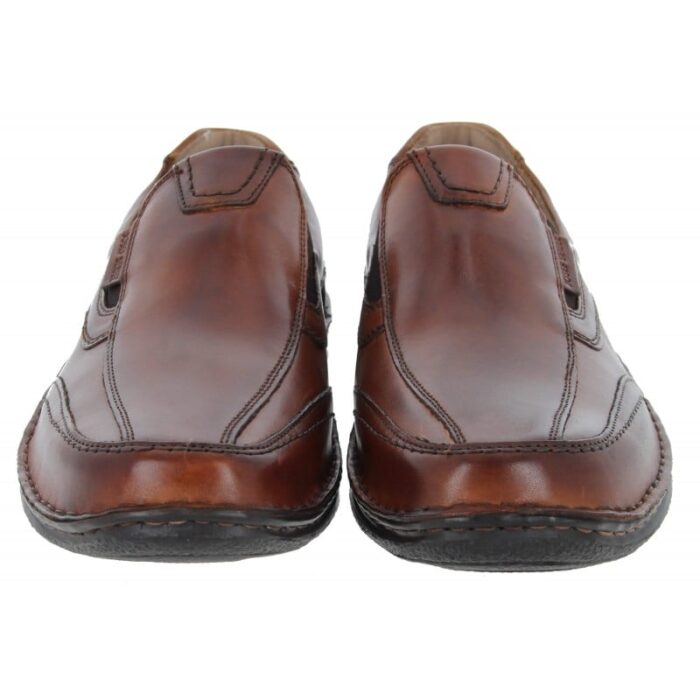 Josef Seibel Anvers 67 43621 Slip On Shoes – Cognac Leather – Mens Shoes - Crep Direct UK