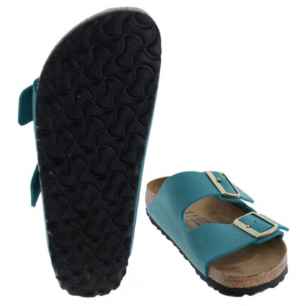 Birkenstock Arizona 1026537 Sandals – Biscay Bay Leather – Womens Sandals, Sliders & Toe Posts - Crep Direct UK