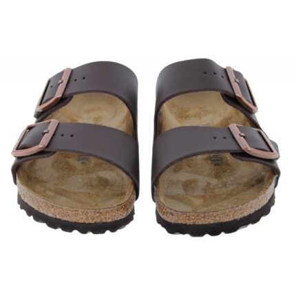 Birkenstock Arizona 0051703 Sandals – Dark Brown Birko-Flor – Womens Sandals, Sliders & Toe Posts - Crep Direct UK