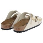 Birkenstock Arizona 1026585 Big Buckle Sandals – Ecru Nubuck Leather – Womens Sandals, Sliders & Toe Posts - Crep Direct UK