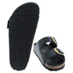 Birkenstock Arizona 1021476 Big Buckle – Black High-Shine Leather – Womens Sandals, Sliders & Toe Posts - Crep Direct UK