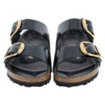 Birkenstock Arizona 1021476 Big Buckle – Black High-Shine Leather – Womens Sandals, Sliders & Toe Posts - Crep Direct UK