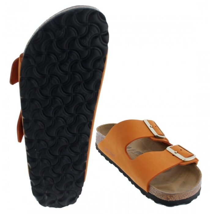 Birkenstock Arizona 1026732 Sandals – Burnt Orange Nubuck – Womens Sandals, Sliders & Toe Posts - Crep Direct UK