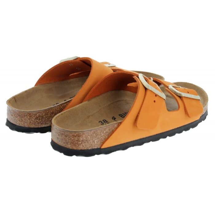 Birkenstock Arizona 1026732 Sandals – Burnt Orange Nubuck – Womens Sandals, Sliders & Toe Posts - Crep Direct UK