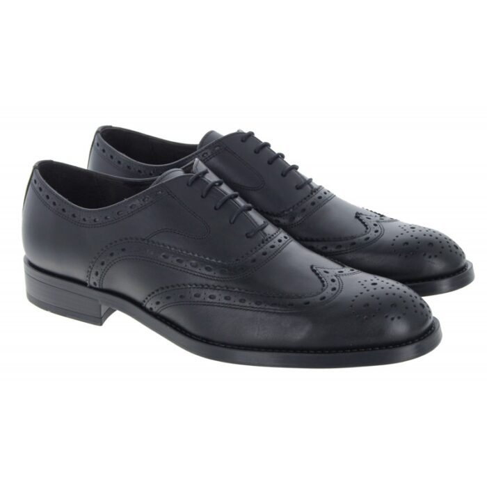 The Golden Boot Golden Boot Arturo 2807 Shoes – Black Leather – Mens Wedding Shoes - Crep Direct UK