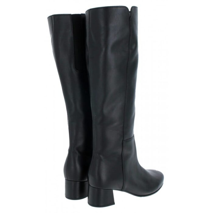 Gabor Ashby M 55.689 Knee High Boots – Black Leather – Womens Boots - Crep Direct UK