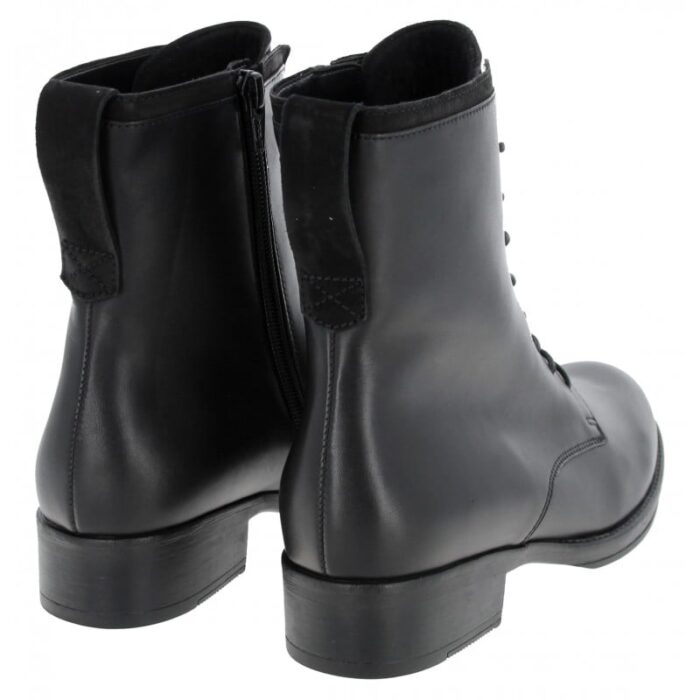 Gabor Attraction 51.602 Ankle Boots – Black Leather – Womens Boots - Crep Direct UK