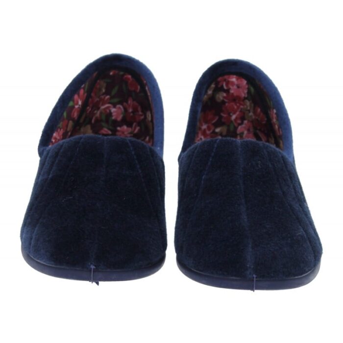 Gardiner Bros Gardiners Audrey Slippers – Navy – Womens Slippers - Crep Direct UK