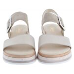 Gabor Aviemore 42.744 Sandals – Beige Leather – Womens Sandals, Sliders & Toe Posts - Crep Direct UK