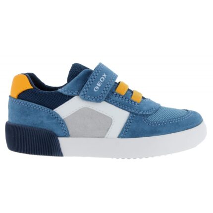 Geox B Gisli B551NB Trainers – Jeans / Yellow – Boys Shoes - Crep Direct UK Geox B Gisli B551NB Trainers – Jeans / Yellow – Boys Shoes - Crep Direct UK