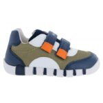 Geox B3555C Lupidoo Trainers – Pistachio/Navy – Boys Shoes - Crep Direct UK