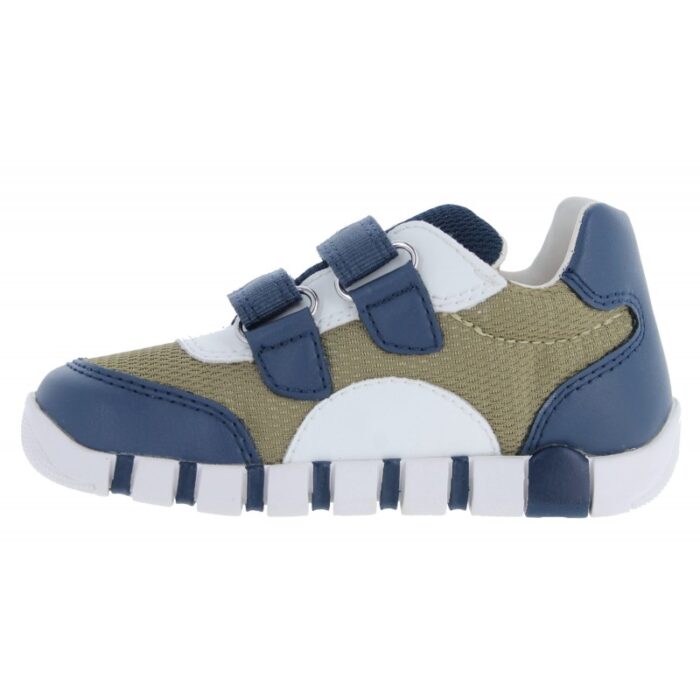 Geox B3555C Lupidoo Trainers – Pistachio/Navy – Boys Shoes - Crep Direct UK