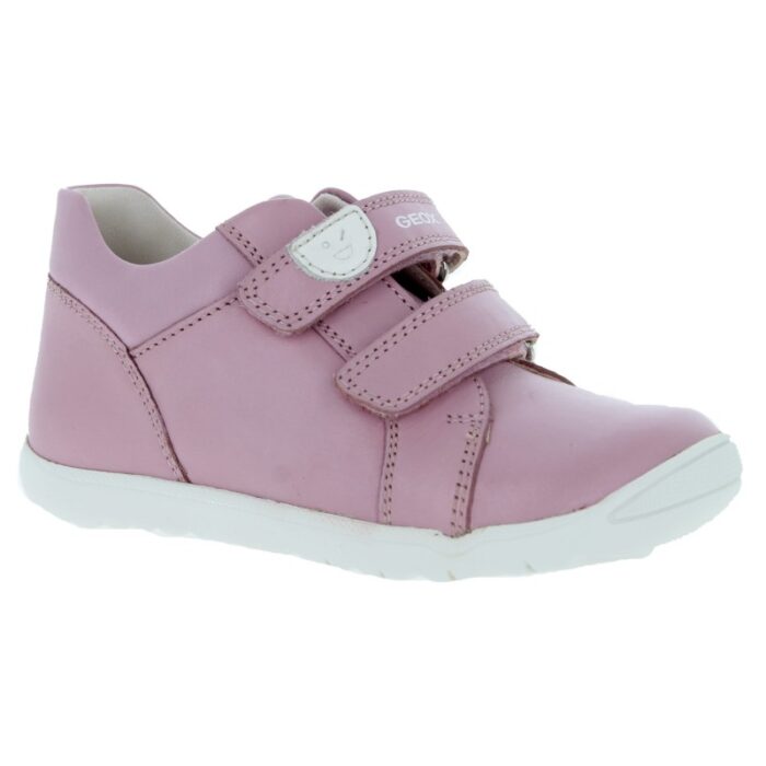 Geox B Macchia B164PA Shoes – Rose Leather – Girls Shoes - Crep Direct UK