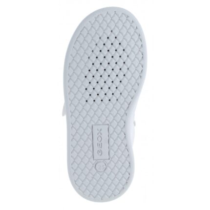Geox B555MA Eclyper Trainers – White/Light Pink – Girls Shoes - Crep Direct UK