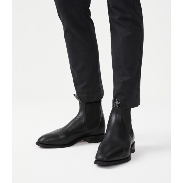 R. M. Williams Dynamic Flex Comfort Craftsman Boots – Black Leather – Mens Boots - Crep Direct UK