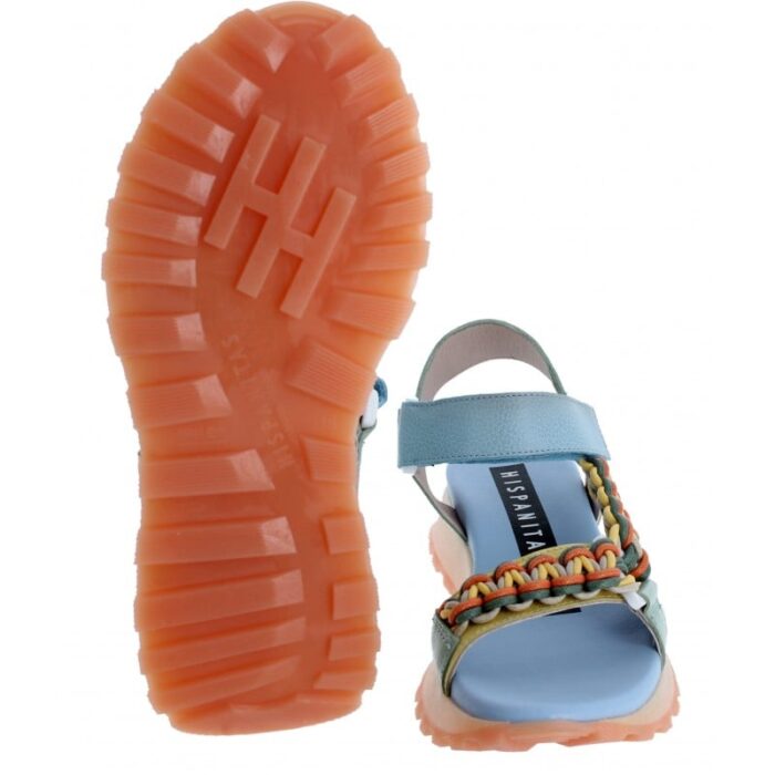 Hispanitas Maui HV253898 Sandals – Eucalyptus Multi Leather – Womens Sandals, Sliders & Toe Posts - Crep Direct UK