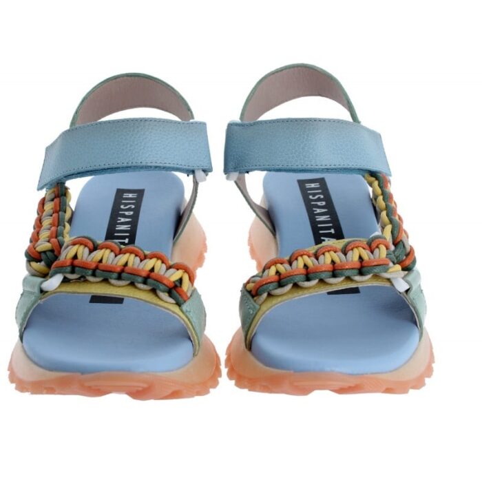 Hispanitas Maui HV253898 Sandals – Eucalyptus Multi Leather – Womens Sandals, Sliders & Toe Posts - Crep Direct UK