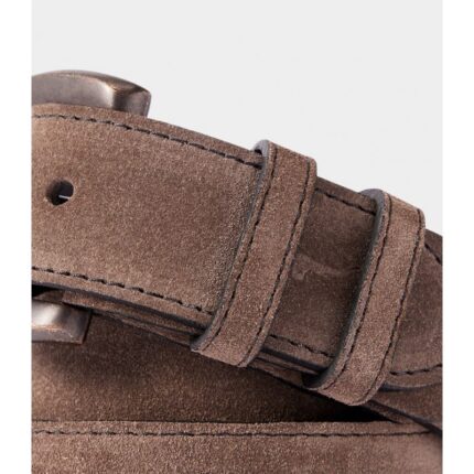 R. M. Williams Ryder Belt – Brown Suede – Mens Belts - Crep Direct UK
