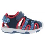 Geox B Sandal Multy B450FB Closed Toe Sandals – Navy / Red – Boys Sandals - Crep Direct UK