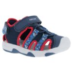 Geox B Sandal Multy B450FB Closed Toe Sandals – Navy / Red – Boys Sandals - Crep Direct UK