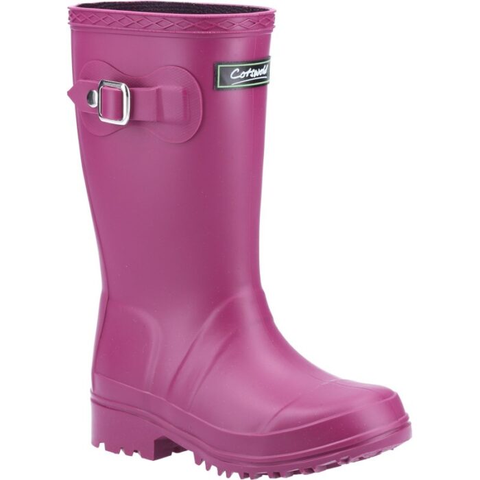 Cotswold Buckingham Wellingtons – Berry – Girls Wellies - Crep Direct UK