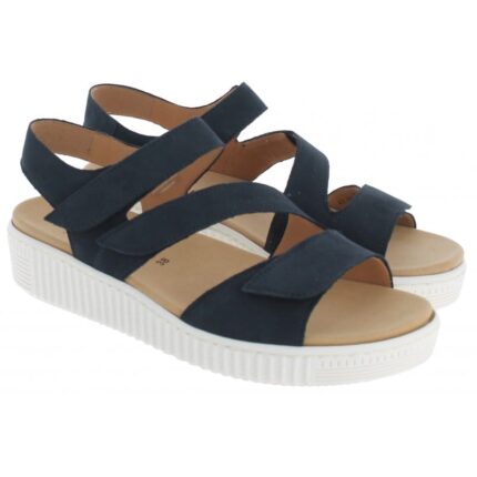 Gabor Ball 63.600 Flat Sandals – Nightblue Nubuck – Womens Sandals, Sliders & Toe Posts - Crep Direct UK Gabor Ball 63.600 Flat Sandals – Nightblue Nubuck – Womens Sandals, Sliders & Toe Posts - Crep Direct UK