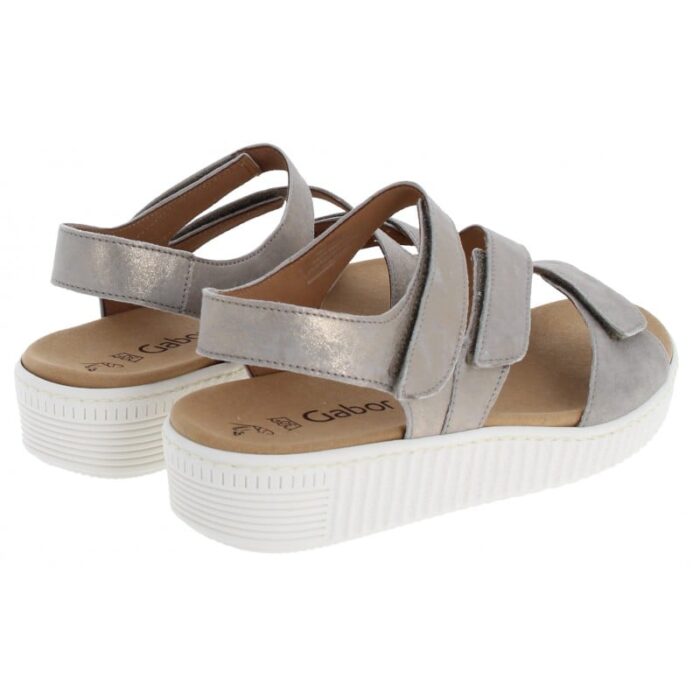 Gabor Ball 63.600 Flat Sandals – Muschel Nubuck – Womens Sandals, Sliders & Toe Posts - Crep Direct UK