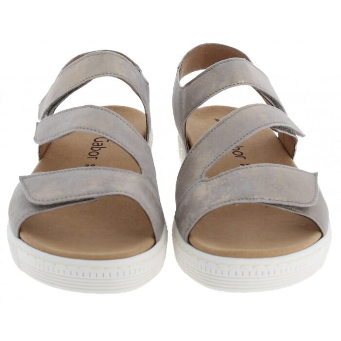 Gabor Ball 63.600 Flat Sandals – Muschel Nubuck – Womens Sandals, Sliders & Toe Posts - Crep Direct UK
