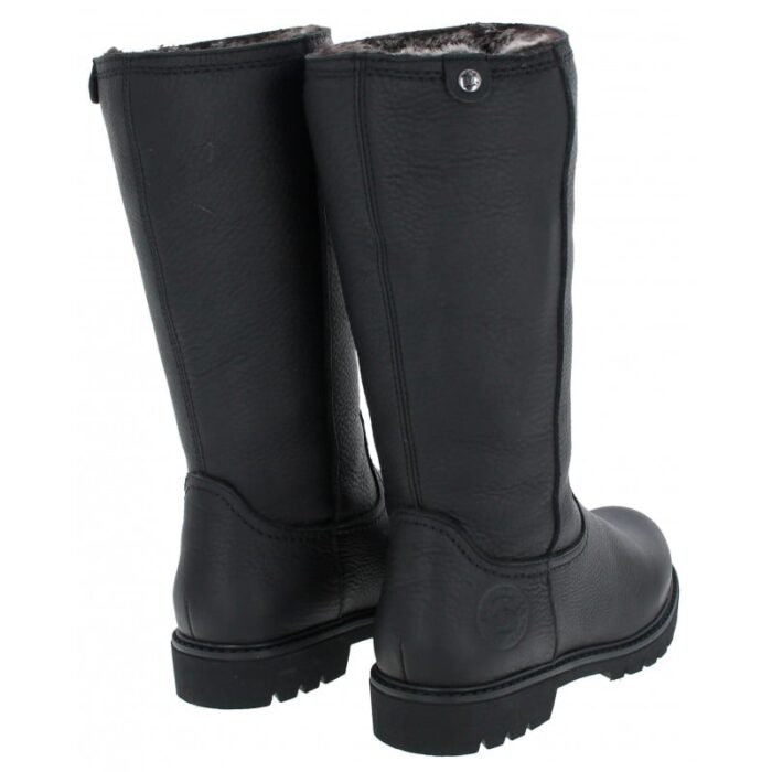 Panama Jack Bambina Boots – Black Leather – Womens Boots - Crep Direct UK