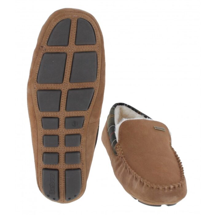 Barbour Monty MSL0001 Slippers – Camel – Mens Slippers - Crep Direct UK