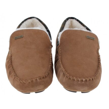 Barbour Monty MSL0001 Slippers – Camel – Mens Slippers - Crep Direct UK