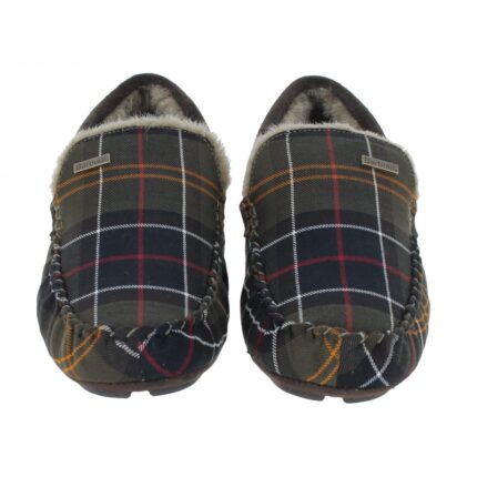Barbour Monty MSL0001 Slippers – Classic Tartan – Mens Slippers - Crep Direct UK