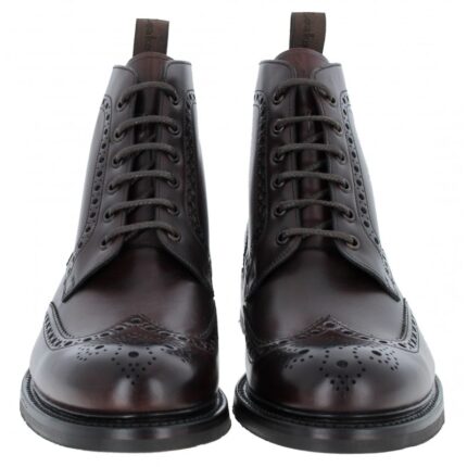 Loake Bedale Boots – Dark Brown Leather – Mens Boots - Crep Direct UK