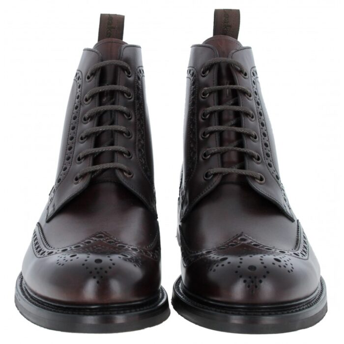 Loake Bedale Boots – Dark Brown Leather – Mens Boots - Crep Direct UK