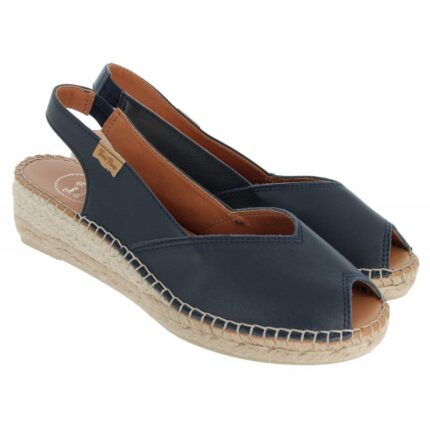 Toni Pons Bernia-P Peep Toe Espadrilles – Mari Leather – Womens Espadrilles - Crep Direct UK Toni Pons Bernia-P Peep Toe Espadrilles – Mari Leather – Womens Espadrilles - Crep Direct UK