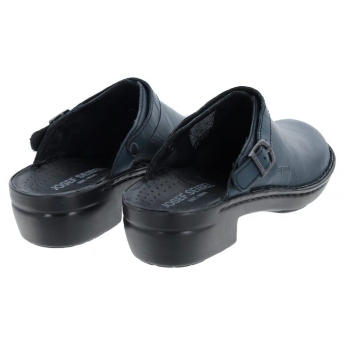 Josef Seibel Betsy 95920 Mules – Blue Leather – Womens Sandals, Sliders & Toe Posts - Crep Direct UK