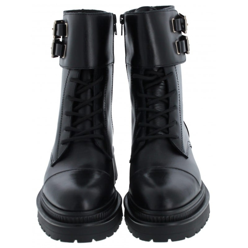 Alpe 2723 Ankle Boots – Black Leather – Womens Boots - Crep Direct UK