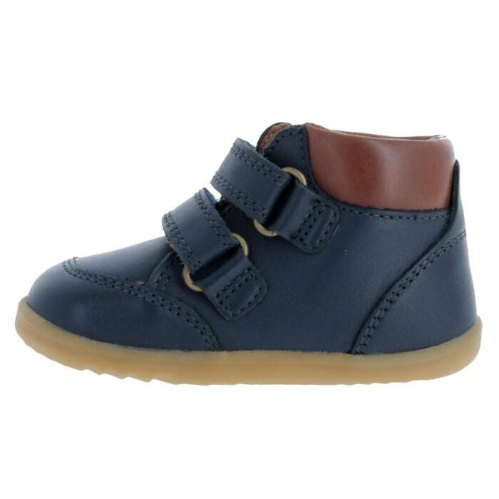 Bobux Step Up Timber 7281 Boots – Navy Leather – Boys Boots - Crep Direct UK
