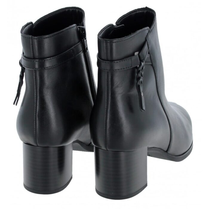 Gabor Bonn 55.692 Ankle Boots – Black Leather – Womens Boots - Crep Direct UK
