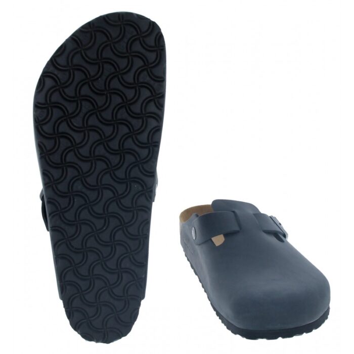 Birkenstock Boston Clogs 0059461 – Black Oiled Leather – Mens Sandals, Sliders & Toe Posts - Crep Direct UK