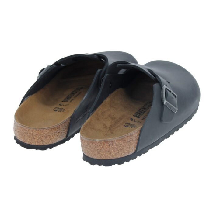 Birkenstock Boston Clogs 0059461 – Black Oiled Leather – Mens Sandals, Sliders & Toe Posts - Crep Direct UK