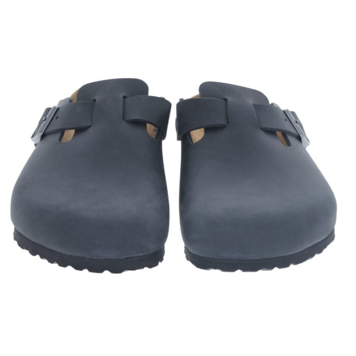 Birkenstock Boston Clogs 0059461 – Black Oiled Leather – Mens Sandals, Sliders & Toe Posts - Crep Direct UK