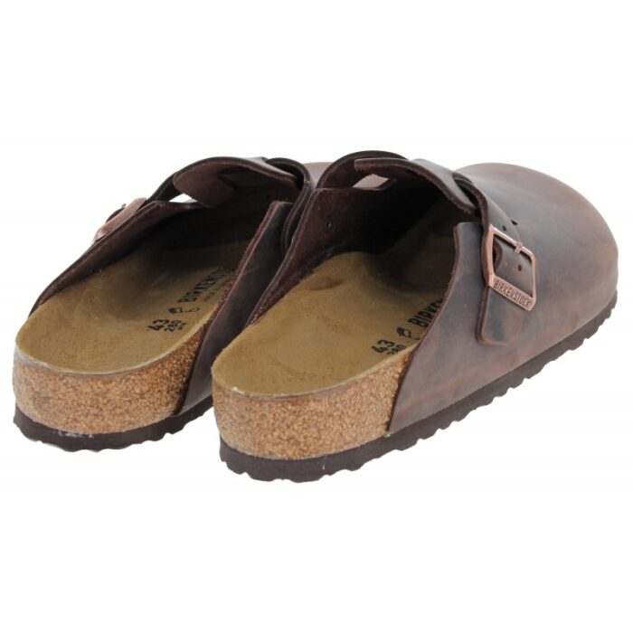 Birkenstock Boston 0860131 Clogs – Habana Leather – Mens Sandals, Sliders & Toe Posts - Crep Direct UK