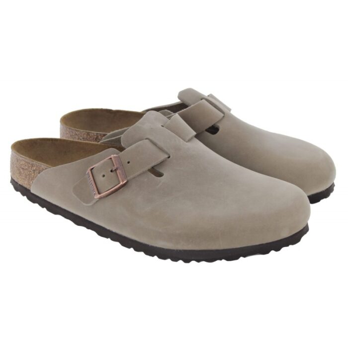 Birkenstock Boston 960811 Clogs – Tobacco Brown Oiled Leather – Mens Sandals, Sliders & Toe Posts - Crep Direct UK