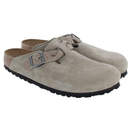Birkenstock Boston Braided Clogs 1026667 – Taupe Suede – Womens Sandals, Sliders & Toe Posts - Crep Direct UK Birkenstock Boston Braided Clogs 1026667 – Taupe Suede – Womens Sandals, Sliders & Toe Posts - Crep Direct UK