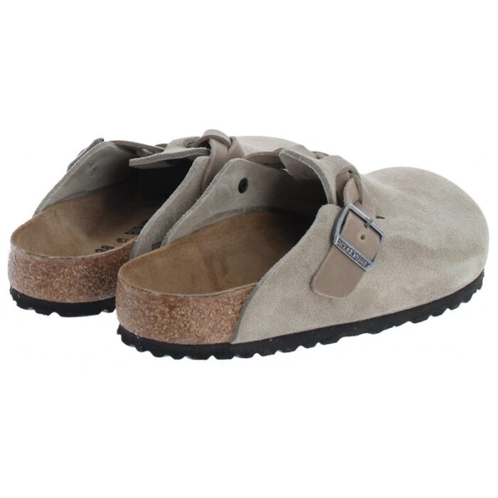 Birkenstock Boston Braided Clogs 1026667 – Taupe Suede – Womens Sandals, Sliders & Toe Posts - Crep Direct UK