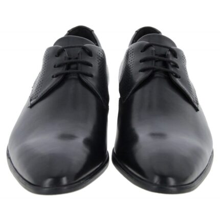 Clarks Boswyn Lace Shoes – Black Leather – Mens Shoes - Crep Direct UK