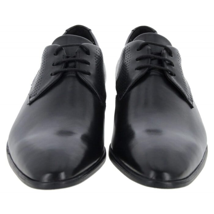 Clarks Boswyn Lace Shoes – Black Leather – Mens Shoes - Crep Direct UK